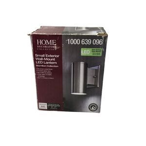 Home Decorators Collection Small Exterior Wall-Mount LED Lantern Morrilton